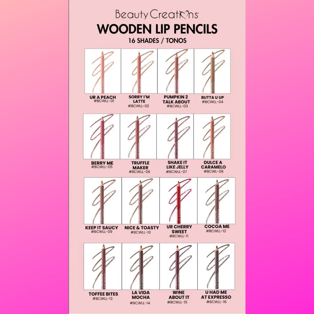 Set de delineadores Beauty Creations – 12 tonos nude