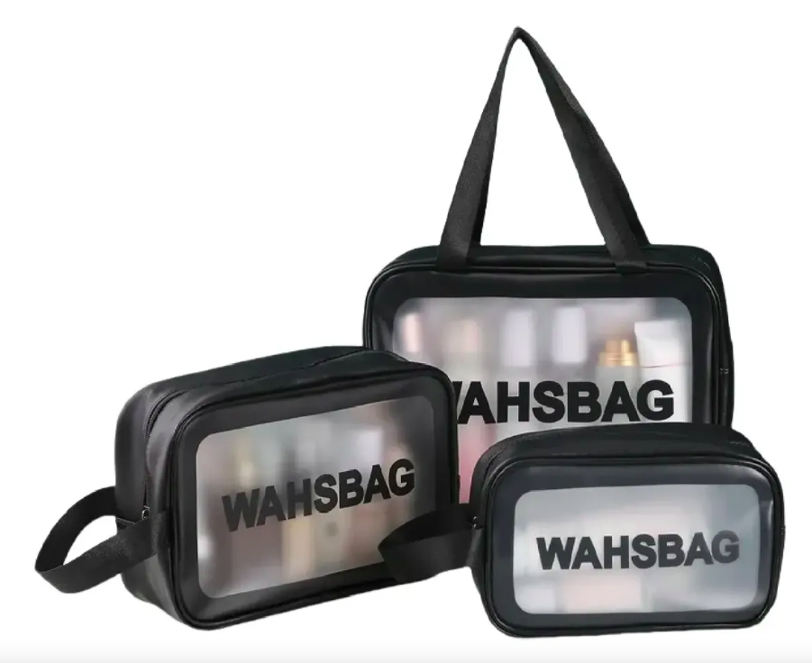 set organizador - cosmetiquero (negro)