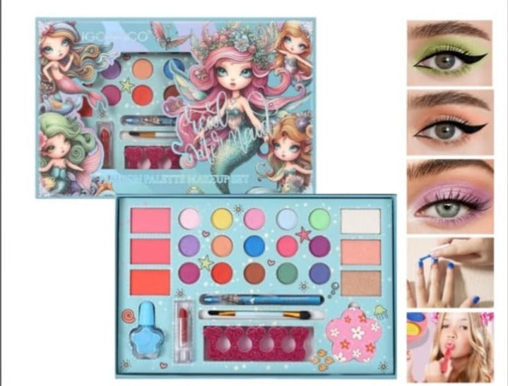set de maquillaje sirena niña
